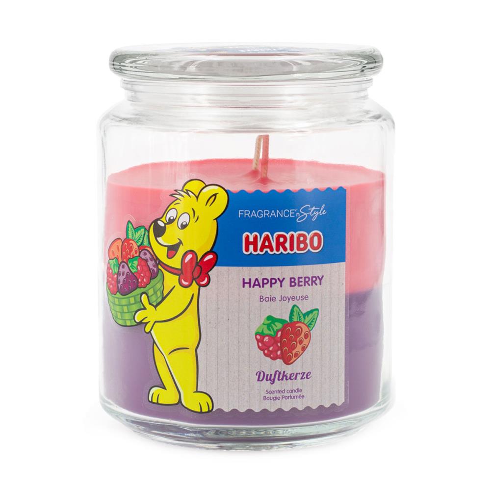 Haribo Happy Berry 2 Layer Large Jar Candle £17.99